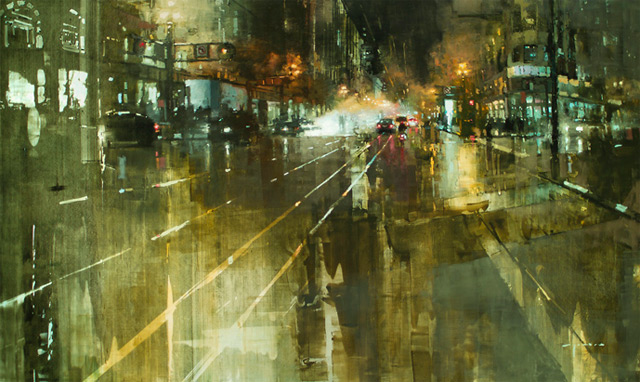 Cityscape Paintings By Jeremy Mann