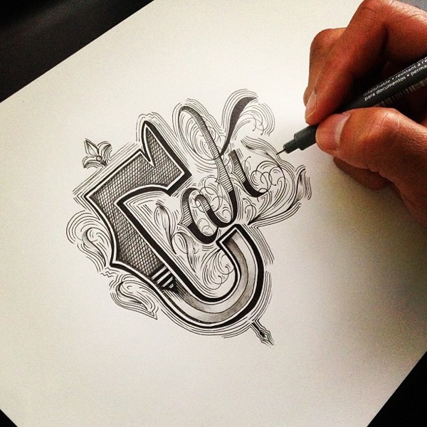 Hand lettering and Typography by Raul Alejandro