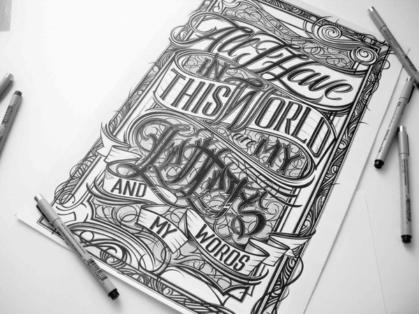 Hand Lettering by Mateusz Witczak